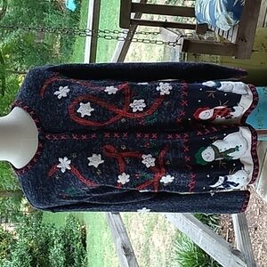 Vintage 2X ugly Christmas sweater Designer Original Studio